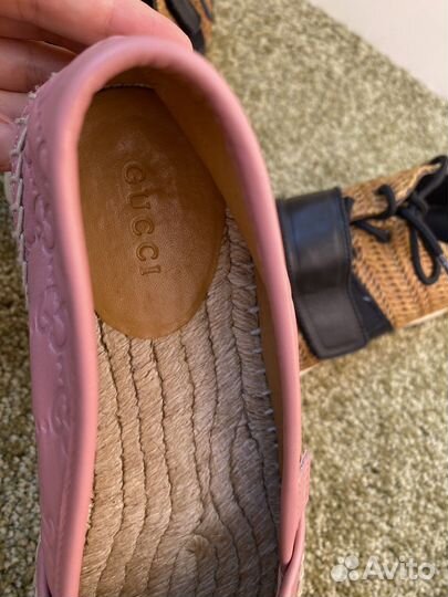 Эспадрильи gucci 38