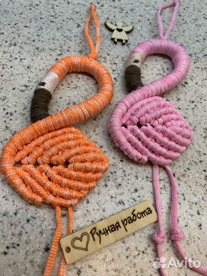 Брелок Подвеска Украшение макраме