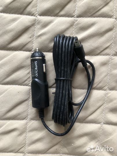 Автомобильное зарядное устройство mini USB 4 метра