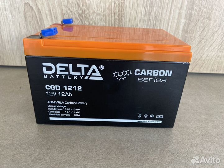 Аккумулятор для электромобиля delta CGD 12v 12Ah