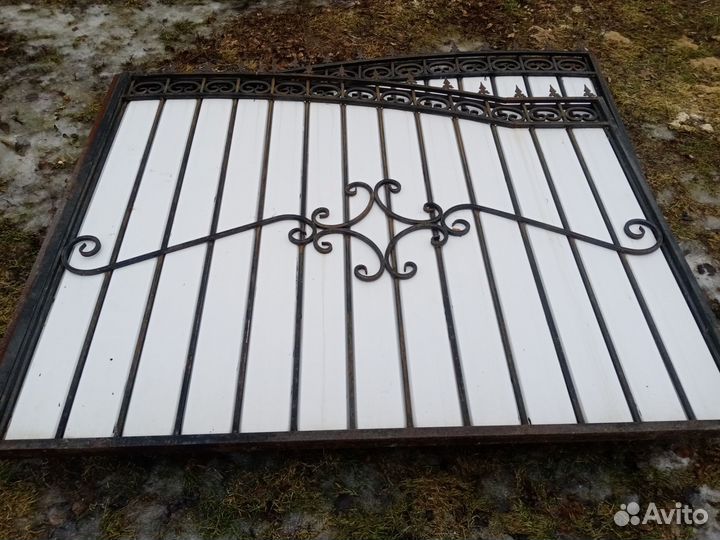 Ворота кованые бу