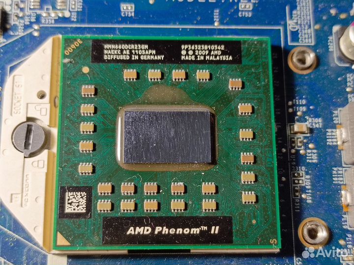 Процессор для ноутбука сокет s1 AMD Phenom II X2 N