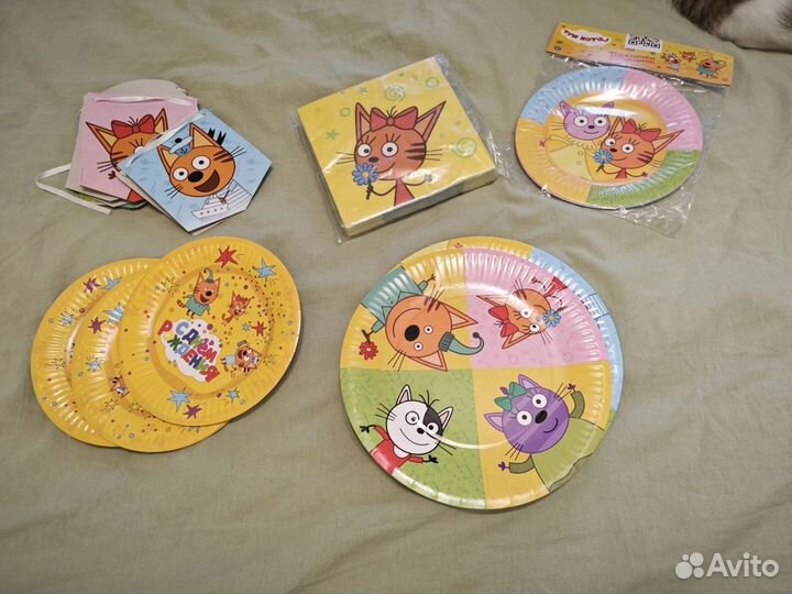 Украшения для дня рождения в стиле Три Кота