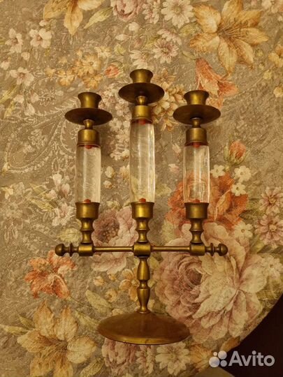Подсвечник бронза