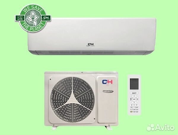 Инверторный кондиционер холод/тепло C&H -15С