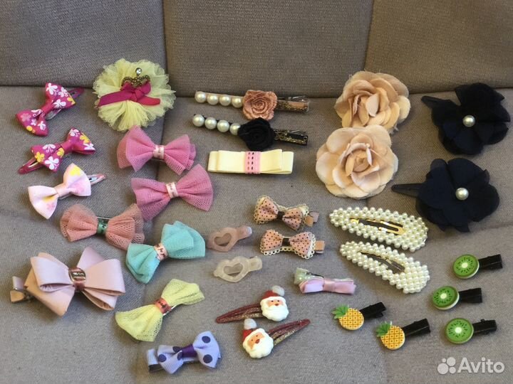 Заколки резиночки ободки повязки