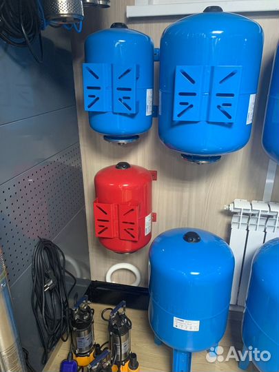 Гидроаккумулятор 24HW belamos красный, горизонталь