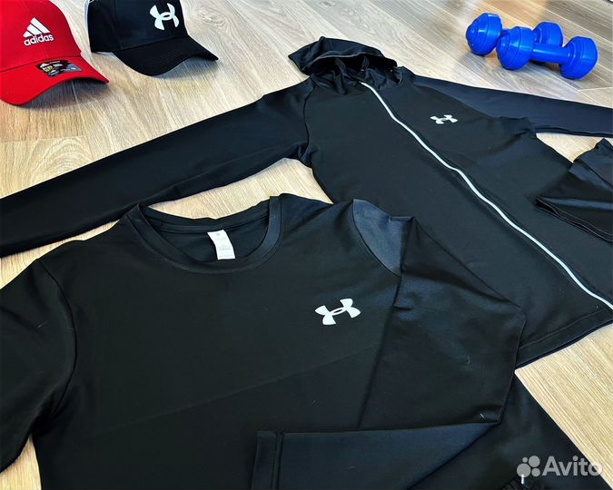 Рашгард Under Armour Black - 5/1, 2/104