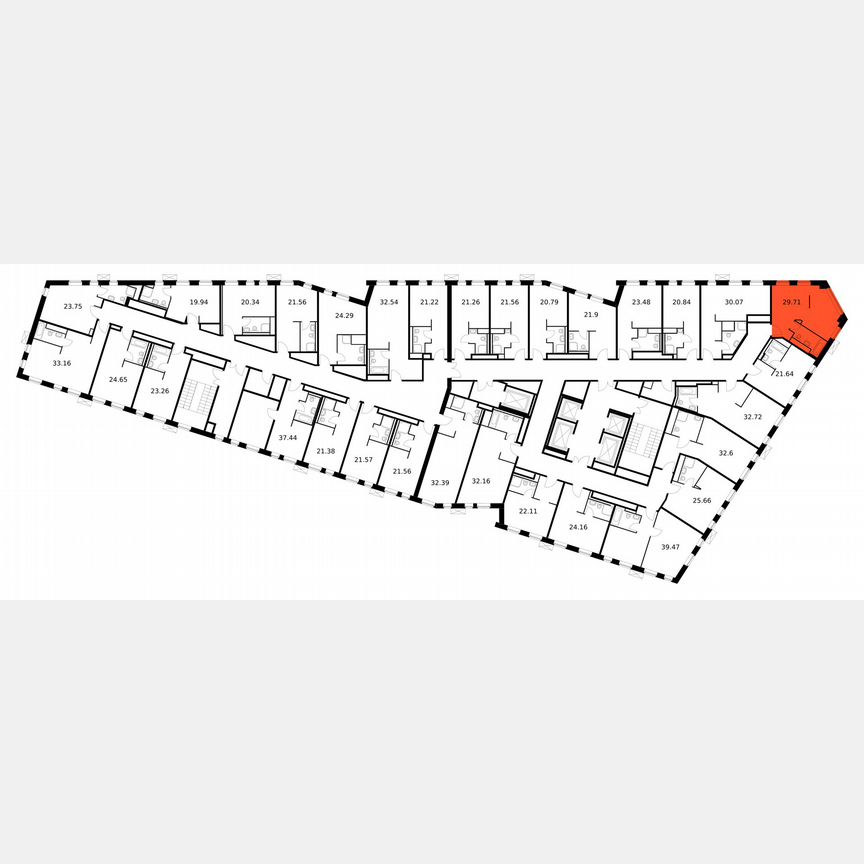 Апартаменты-студия, 29,7 м², 10/15 эт.