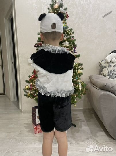 Прокат Костюм панда 4-5 лет