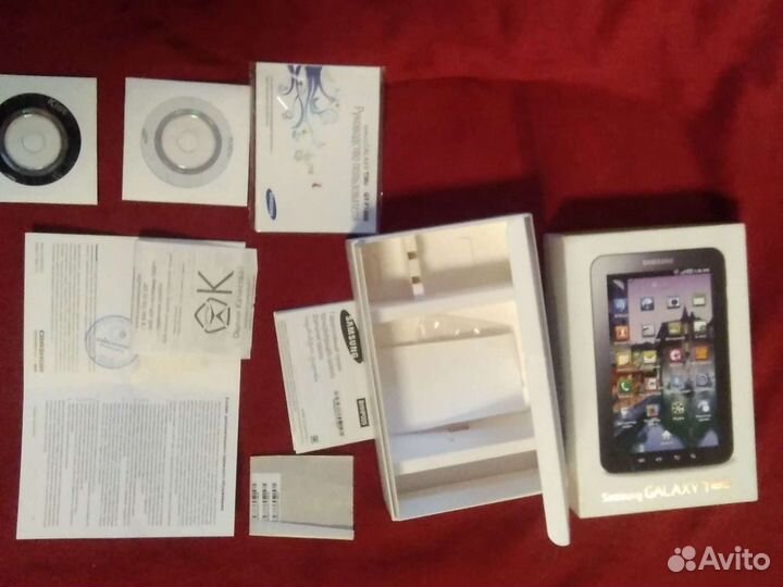 Коробка от планшета Samsung Galaxy Tab p1000 и защ