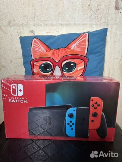 Nintendo switch rev 2 новая рст запечатанная