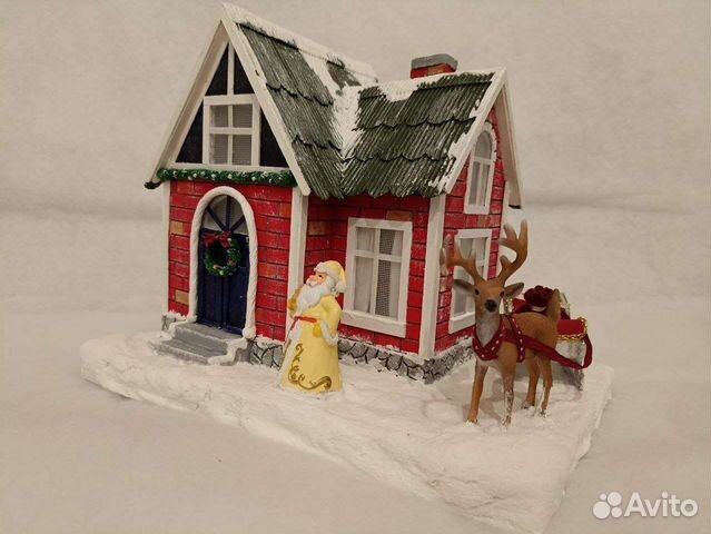 Домик-ночник для интерьера. Подарок на Новый год