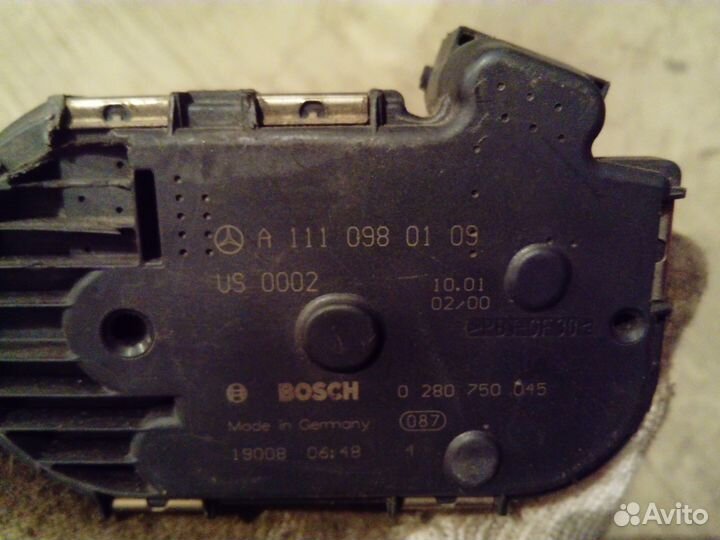 Заслонка дроссельная