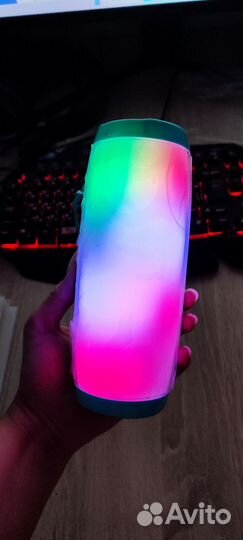 Bluetooth колонка с led-подсветкой новая