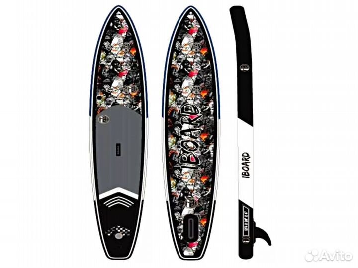 Сапборд iBoard Pro 12'6 Black / Sup доска