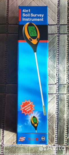 PH-метр 4 в 1 влажность/температура/свет