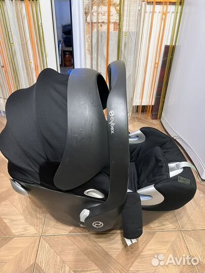 Автолюлька cybex aton q platinum