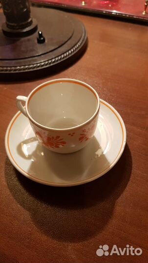 Кофейные пары Дмитровский фарфоровый з-д Вербилки