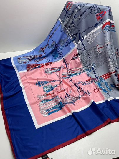 Платок Hermes 140х140см Шелк