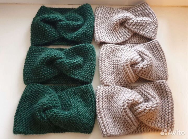 Повязки на голову, ручная работа