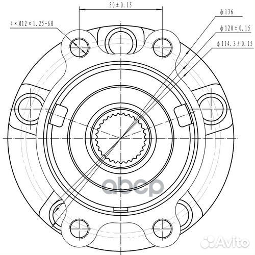 Ступица колеса Z89116R Zikmar