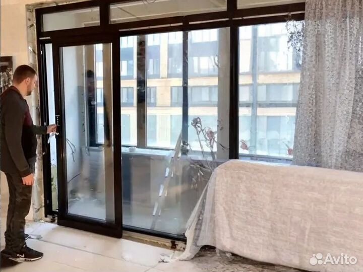 Алюминиевые двери сиал