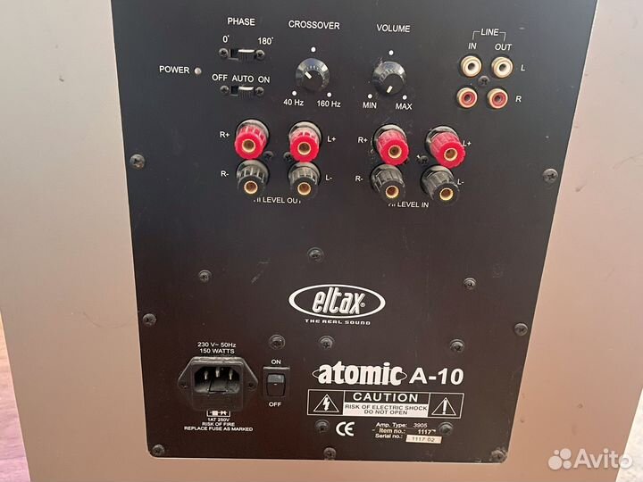 Сабвуфер eltax atomic a 10