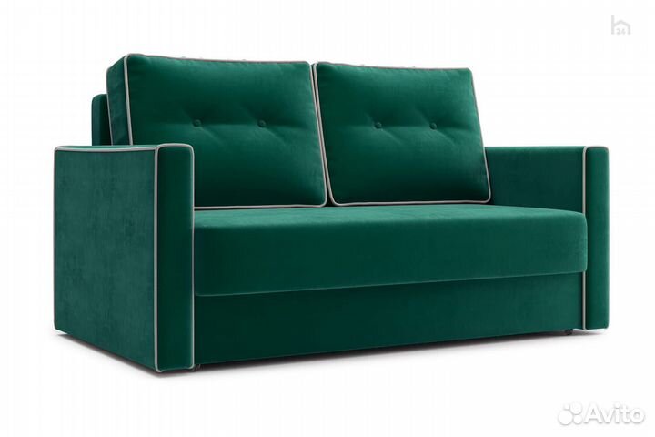 Диван прямой двухместный Нуар