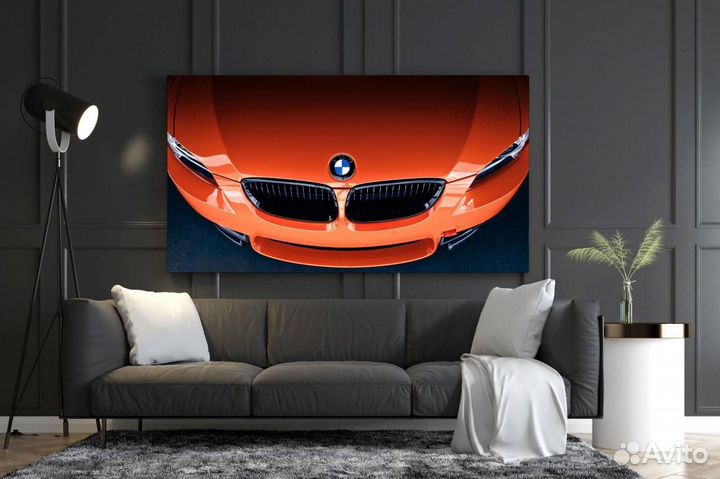 Картина автомобили в современном стиле