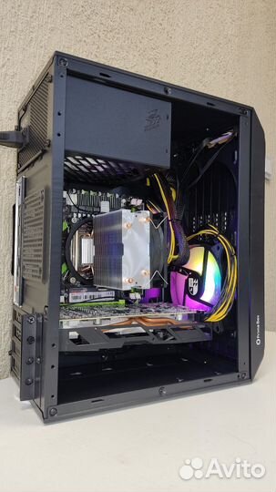 Игровой пк Intel 2650v2 8 ядер + RX 580 + 16 RAM