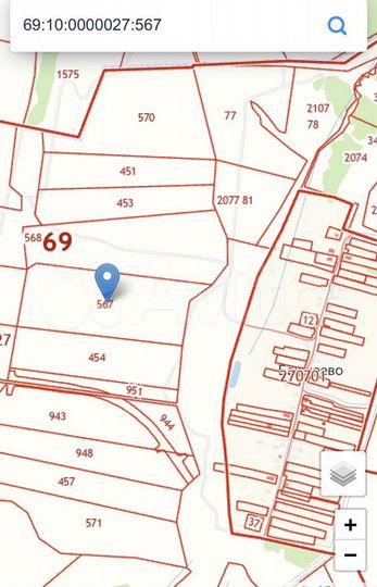 Участок 755,66 га (СНТ, ДНП)