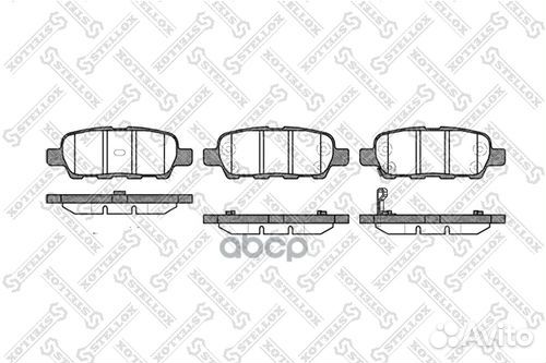 Колодки дисковые з. Nissan X-Trail 2.0i/2.5i/2