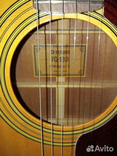Акустическая гитара yamaha FG130 (1979г.)