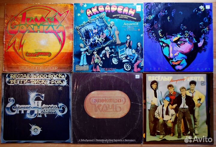 Пластинки Советская эстрада