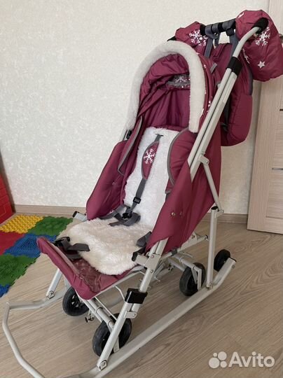 Коляска санки