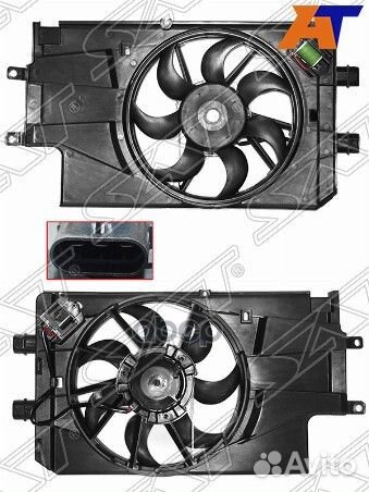 Диффузор радиатора в сборе LADA granta 15- ST-L