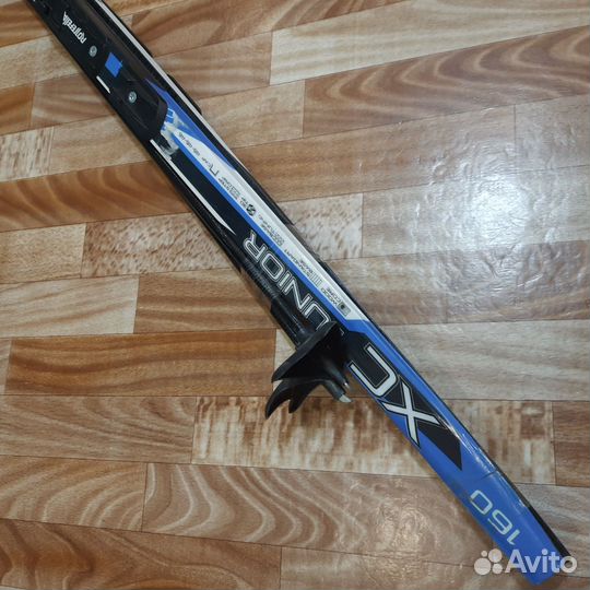 Лыжи беговые детские 160 с ботинками 38размер