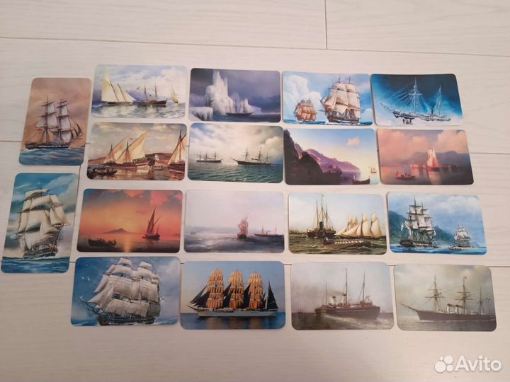 Календарики. Морфлот. Росморечфлот. Корабль