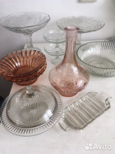 Посуда стекло СССР