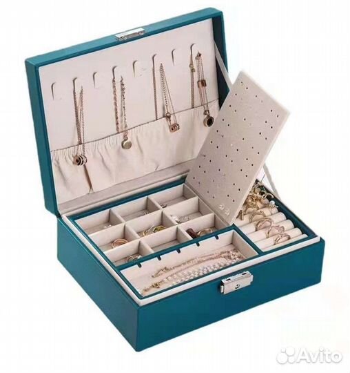 Шкатулка для украшений на замке 23*17*9см