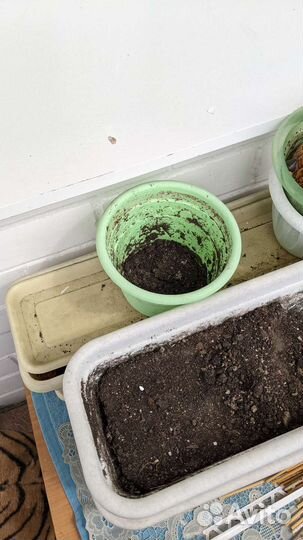 Горшок для цветов пластиковый