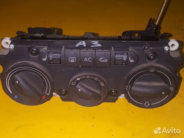 Блок регулировки печки Ауди А3 2007г