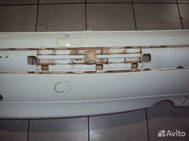 Бампер C3 (02-09) зад с дефектом б\у (арт. 7410R6)