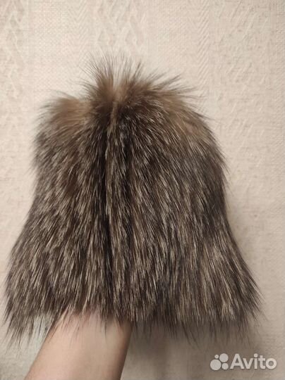 Шапка песцовая женская