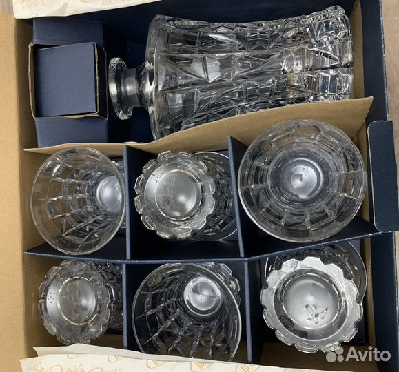 Бокалы и штоф для виски (подарочный набор)