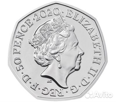 50 пенсов2020г.Великобритания. Брекзит