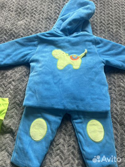 Костюм детский теплый 86 тройка