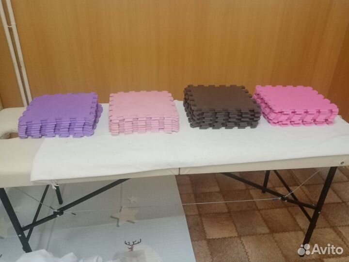 Пазлы мягкие на пол