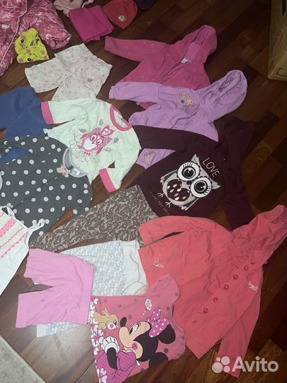 Пакет одежды на девочки от 0 до 2,5 лет